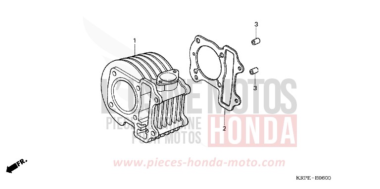 CYLINDER for SCV LEAD CANDY BLAZING RED (R195) from 2005